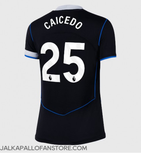 Chelsea Moises Caicedo #25 Kolmaspaita Naisten 2025-26 Lyhythihainen Chelsea Moises Caicedo #25 Kolmaspaita Naisten 2025-26 Lyhythihainen